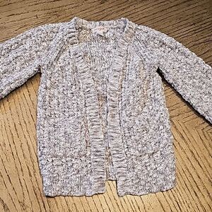 Girls knit Cozy cardigan jacket size XS 4/5